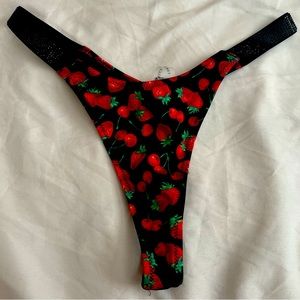 Victoria secret strawberry and cherry thong